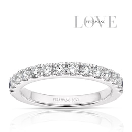 Vera Wang Platinum 0.45ct Diamond Eternity Certificated Ring