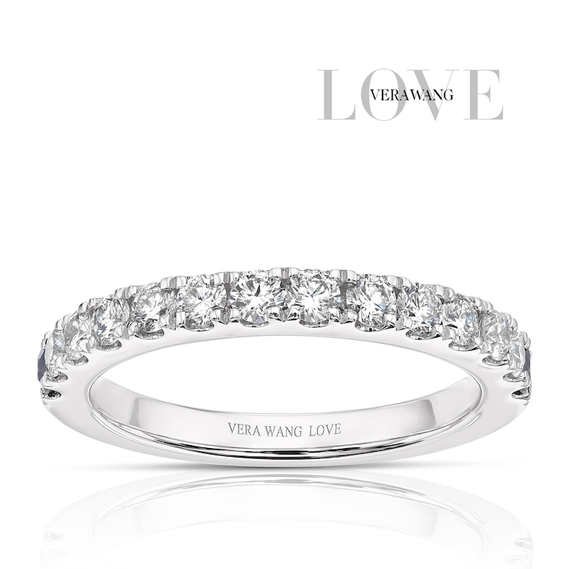 Main Image 1 of Vera Wang Platinum 0.45ct Diamond Eternity Certificated Ring