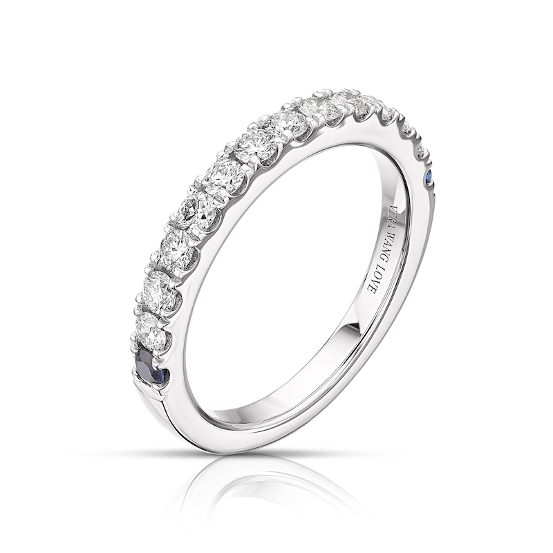 Main Image 2 of Vera Wang Platinum 0.45ct Diamond Eternity Certificated Ring