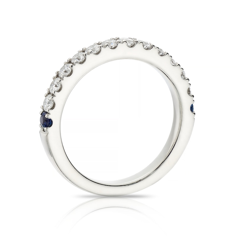 Main Image 3 of Vera Wang Platinum 0.45ct Diamond Eternity Certificated Ring