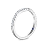 Thumbnail Image 2 of Vera Wang 18ct White Gold 0.25ct Diamond Shaped Wedding Band Certificated Ring