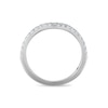 Thumbnail Image 3 of Vera Wang 18ct White Gold 0.25ct Diamond Shaped Wedding Band Certificated Ring