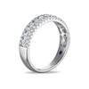 Thumbnail Image 3 of Vera Wang 18ct White Gold 0.50ct Diamond Three Row Eternity Certificated Ring