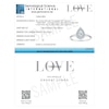 Thumbnail Image 5 of Vera Wang 18ct White Gold 0.50ct Diamond Pear Shaped Double Halo Certificated Ring