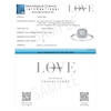 Thumbnail Image 6 of Engagement Ring Vera Wang 18ct White Gold Cushion Double Halo Certificated 0.50ct Diamond Ring