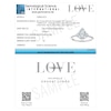 Thumbnail Image 5 of Engagement Ring Vera Wang 18ct White Gold Mixed Cut Pear Halo Certificated 0.60ct Diamond Ring