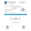 Thumbnail Image 5 of Engagement Ring Vera Wang 18ct White Gold Double Halo Certificated 0.60ct Diamond Ring