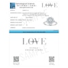 Thumbnail Image 6 of Engagement Ring Vera Wang 18ct White Gold Floral Double Halo Certificated 1ct Diamond Ring