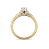 Thumbnail Image 3 of Vera Wang 18ct Yellow Gold 0.50ct Diamond Baguette Cut Solitaire Certificated Ring
