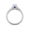 Thumbnail Image 3 of Vera Wang 18ct White Gold 0.70ct Diamond Round & Baguette Cut Solitaire Certificated Ring