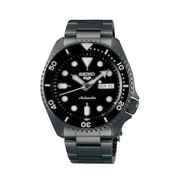 Seiko 5 Sports 42.5mm Black Dial & Stainless Steel Bracelet Watch