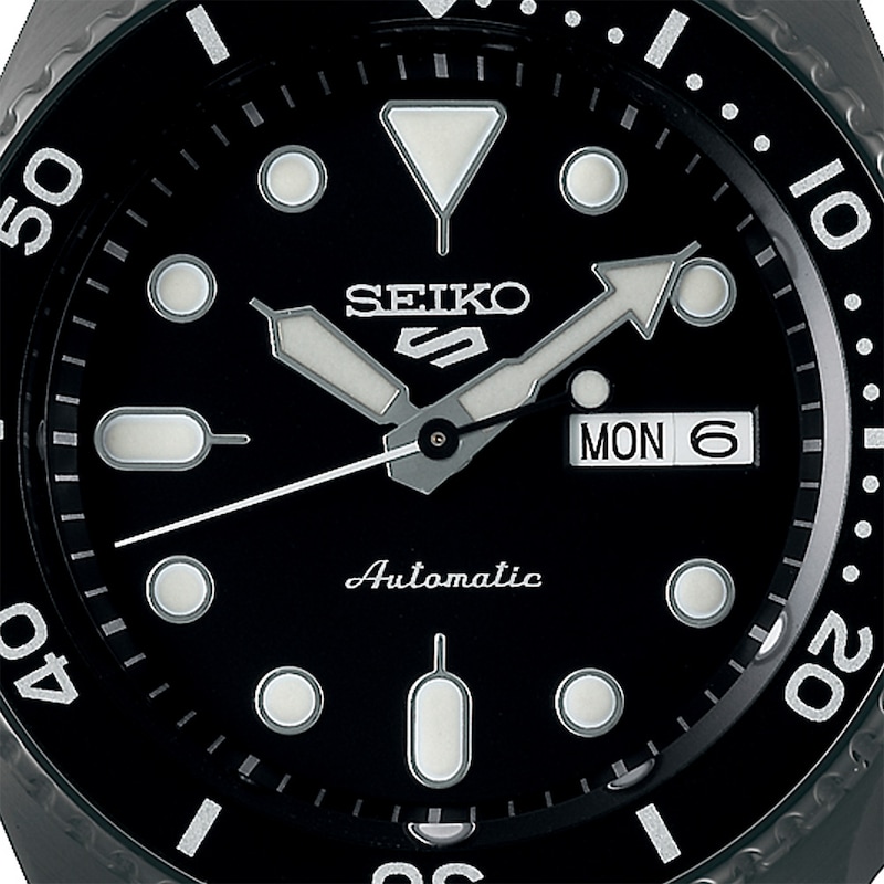 Main Image 2 of Seiko 5 Sports 42.5mm Black Dial & Stainless Steel Bracelet Watch