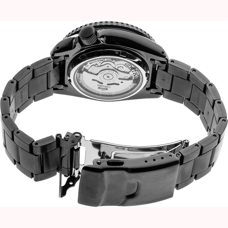 Main Image 3 of Seiko 5 Sports 42.5mm Black Dial & Stainless Steel Bracelet Watch