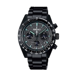 Seiko Prospex Black Series ‘Night Speedtimer’ Solar Chronograph Black Bracelet Watch
