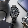 Thumbnail Image 5 of Seiko Prospex Black Series ‘Night Speedtimer’ Solar Chronograph Black Bracelet Watch