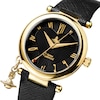 Thumbnail Image 3 of Vivienne Westwood Orb Ladies' Black Leather Strap Watch