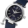 Thumbnail Image 3 of Vivienne Westwood Orb Ladies' Navy Blue Leather Strap Watch