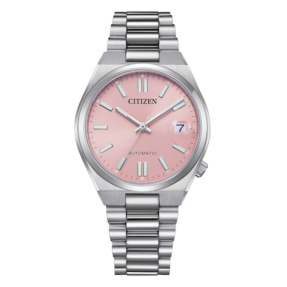 Women's Citizen Tsuyosa Automatic Pink Dial & Stainless Steel Bracelet Watch