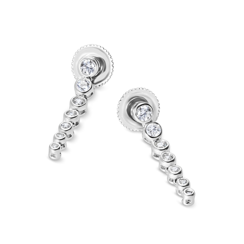 Main Image 1 of CARAT* LONDON Baby Quentin Cubic Zirconia & Sterling Silver Drop Earrings