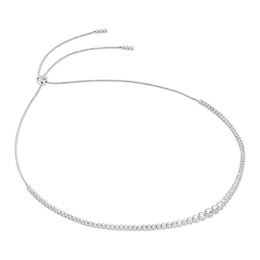 CARAT* LONDON Carissa Cubic Zirconia & Sterling Silver Bolo Necklace