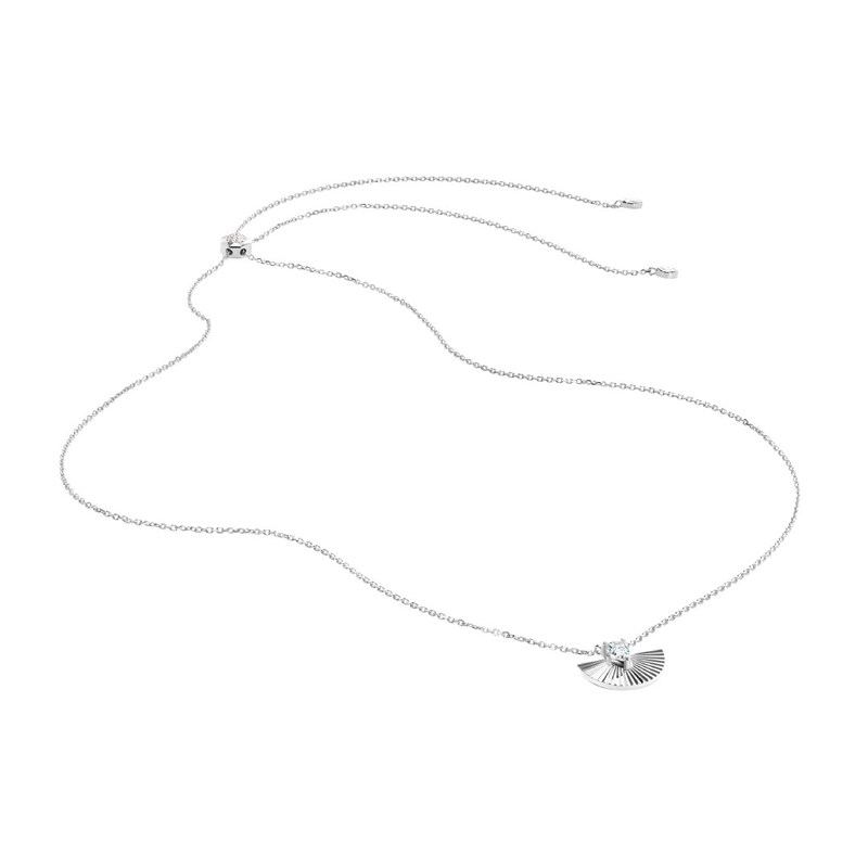 Main Image 1 of CARAT* LONDON Celene Cubic Zirconia & Sterling Silver Bolo Necklace