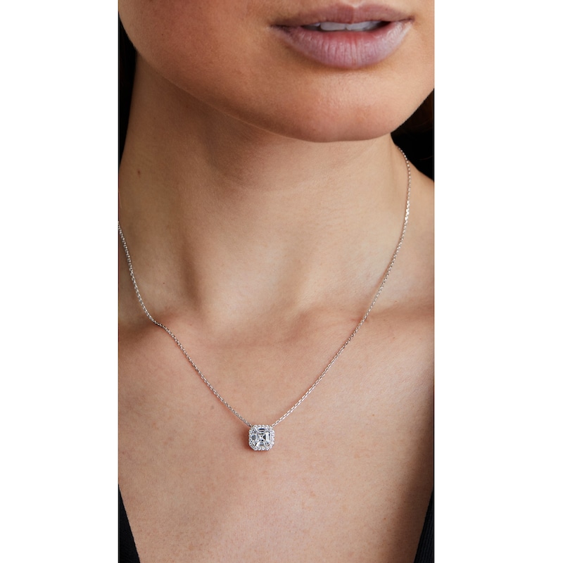 Main Image 2 of CARAT* LONDON Misha Cubic Zirconia & Sterling Silver Necklace