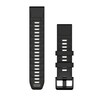Thumbnail Image 1 of Garmin Fenix 8 Quick Fit 22mm Black/ Pebble Grey Silicone Strap