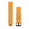 Thumbnail Image 1 of Garmin Fenix 8 Quick Fit 22mm Spark Orange/Graphite Silicone Strap