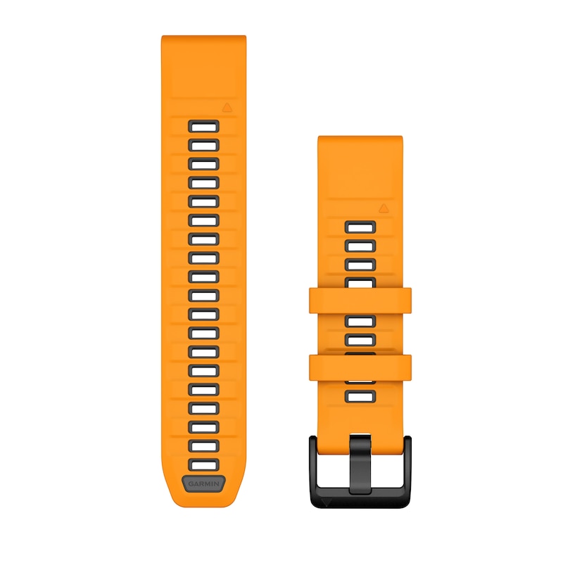 Main Image 1 of Garmin Fenix 8 Quick Fit 22mm Spark Orange/Graphite Silicone Strap