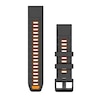 Thumbnail Image 1 of Garmin Fenix 8 Quick Fit 22mm Graphite/ Spark Orange Silicone Strap