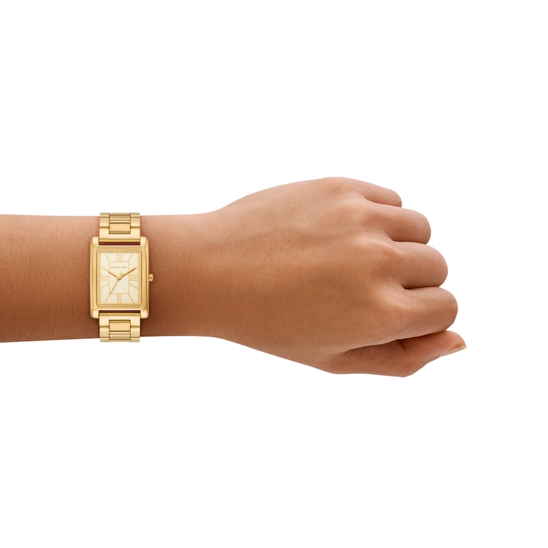 Main Image 4 of Michael Kors Essex Gold Tone Stainless Steel Watch