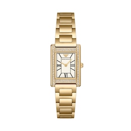 Emporio Armani Gold Tone Stainless Steel Watch