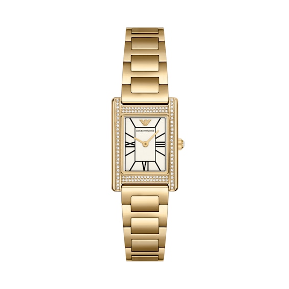 Women's Emporio Armani Gold Tone Stainless Steel Watch