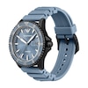 Thumbnail Image 4 of Emporio Armani World Explorer Three Hand Date Blue Silicone Strap Watch