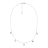 Thumbnail Image 1 of Michael Kors Women's Sterling Silver Multi Stone Necklace