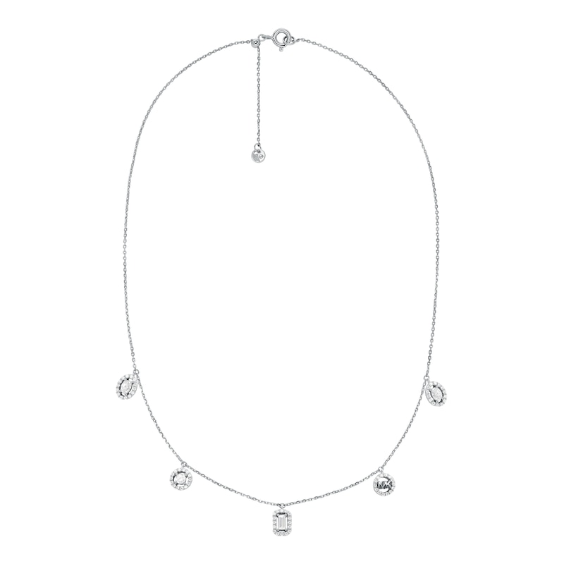 Main Image 1 of Michael Kors Women's Sterling Silver Multi Stone Necklace
