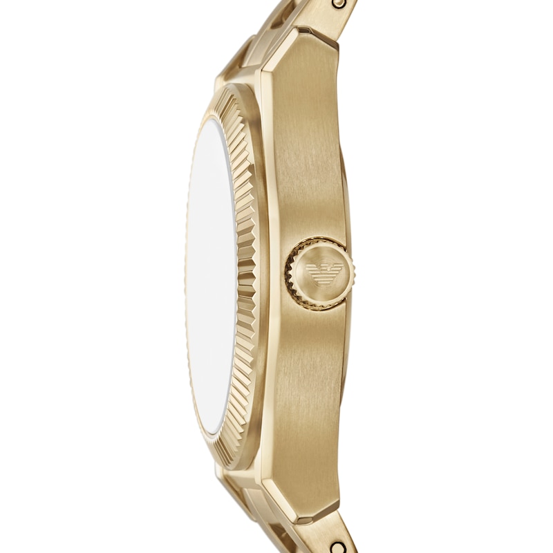 Main Image 3 of Emporio Armani Women's Brown Dial & Gold Tone Bracelet Watch