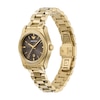 Thumbnail Image 4 of Emporio Armani Women's Brown Dial & Gold Tone Bracelet Watch