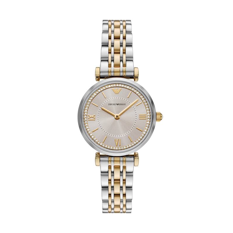 Main Image 1 of Emporio Armani Women's Champagne Dial & Two Tone Bracelet Watch