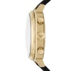 Thumbnail Image 3 of Emporio Armani Men's Chronograph Black Leather Strap Watch
