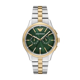 Emporio Armani Men's Chronograph Two-Tone Stainless Steel Watch