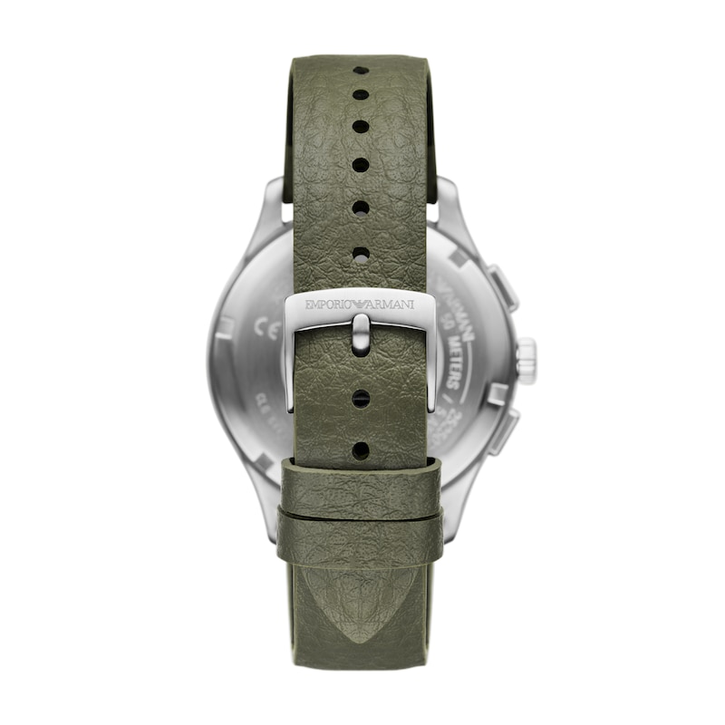 Main Image 2 of Emporio Armani Men's Chronograph Green Mirum® Strap Watch