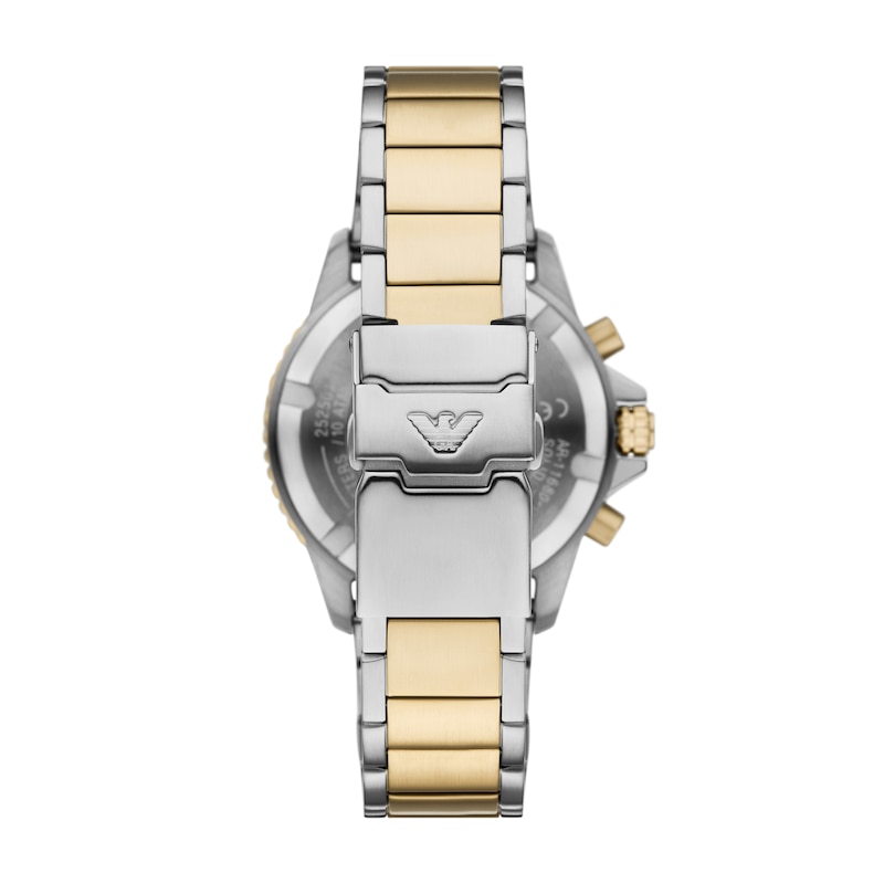 Main Image 2 of Emporio Armani World Explorer Men's Chronograph Solar Two-Tone Watch