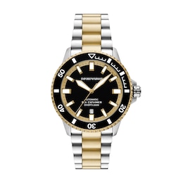 Emporio Armani Sea Explorer Men's Automatic Two-Tone Watch