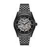 Thumbnail Image 1 of Emporio Armani Men's Automatic Skeleton Dial Black Stainless Steel Watch