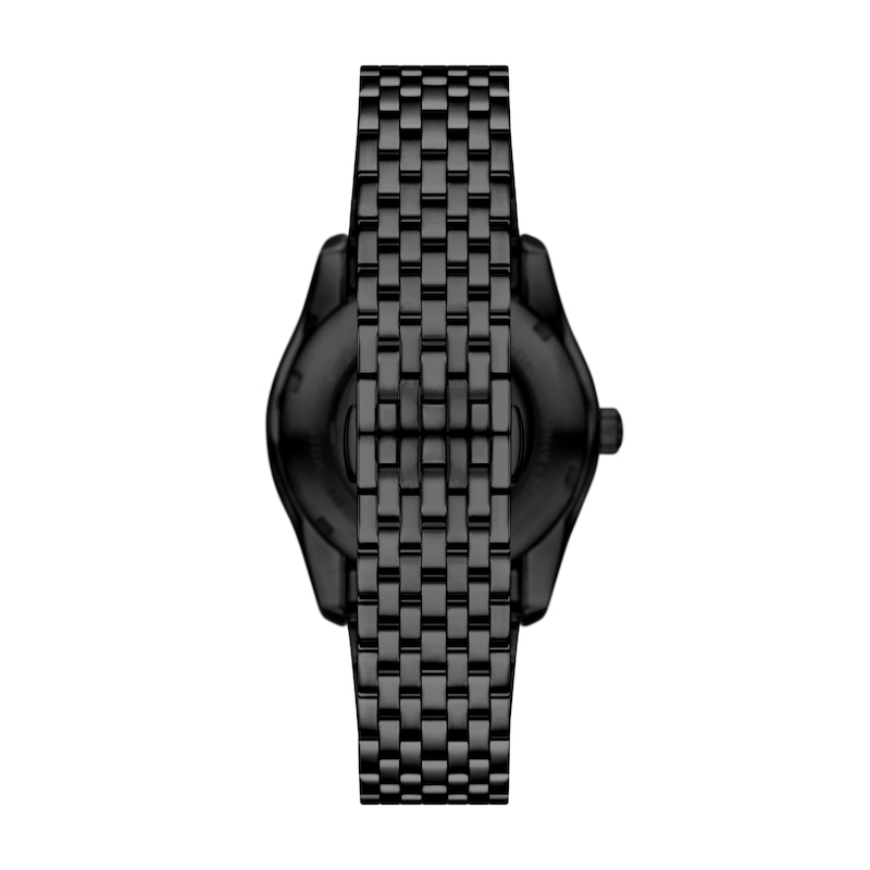 Main Image 2 of Emporio Armani Men's Automatic Skeleton Dial Black Stainless Steel Watch