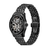 Thumbnail Image 4 of Emporio Armani Men's Automatic Skeleton Dial Black Stainless Steel Watch