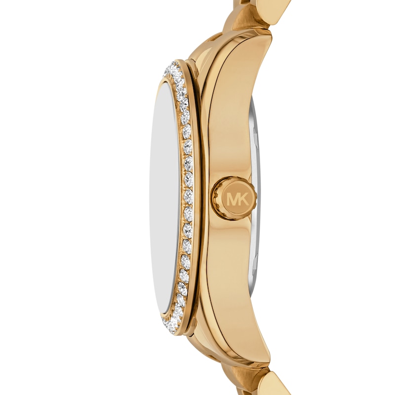 Main Image 3 of Michael Kors Lexington Lux Women's Multifunction Gold Tone Watch