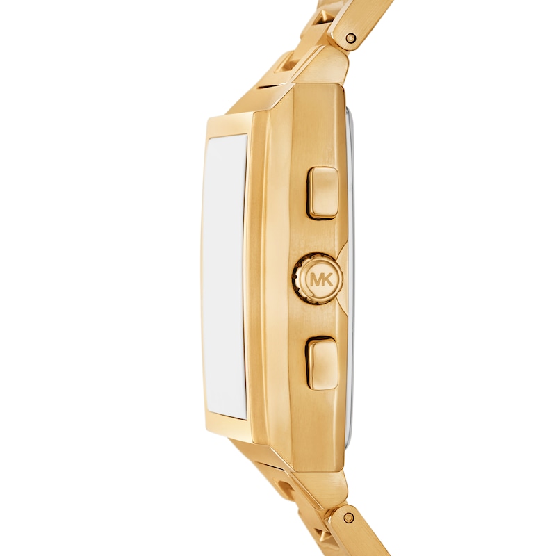 Main Image 3 of Michael Kors Rhys Men's  Chronograph Green Dial & Gold Tone Watch