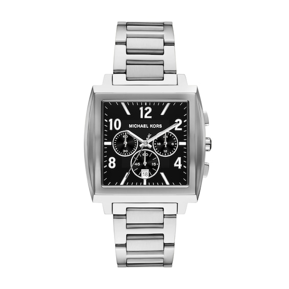 Michael Kors Rhys Mens Chronograph Stainless Steel Watch